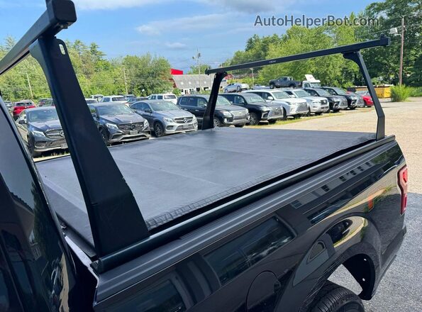 1FTEX1EP9LKE17445 2020 FORD F150 Black VIN კოდის სტიკერის ხედი