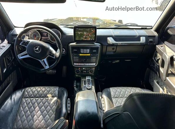 WDCYC7DF4HX268046 2017 MERCEDES-BENZ G-CLASS Black Вид ззаду