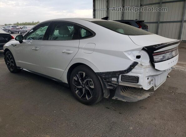 KMHL64JA9SA503237 2025 HYUNDAI SONATA White უკანა მარჯვენა