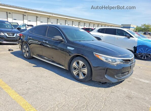 KNAGU4LC7H5007992 2017 KIA OPTIMA Black Widok z przodu