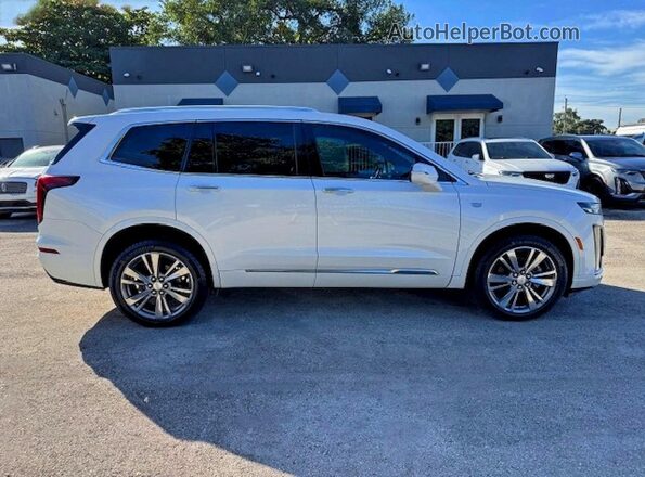 1GYKPCRSXMZ230618 2021 CADILLAC XT6 White Вид наклейки з VIN-кодом