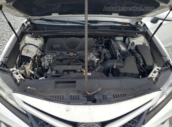 4T1B11HK4KU785986 2019 TOYOTA CAMRY White ძრავის განყოფილების ხედი