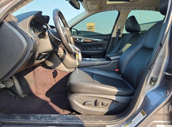 JN1EV7AP1JM352352 2018 INFINITI Q50 Gray Dashboard view