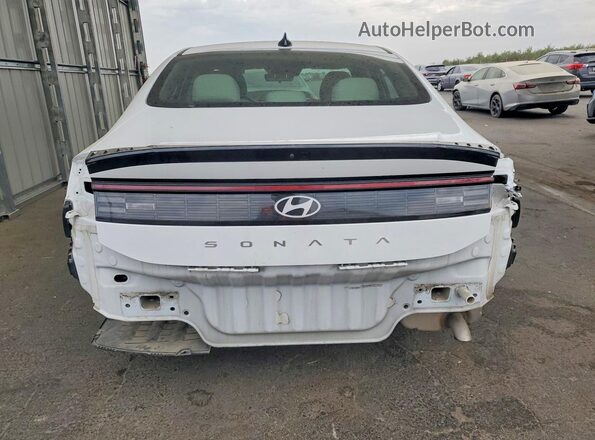 KMHL64JA9SA503237 2025 HYUNDAI SONATA White წინა სალონის ხედი
