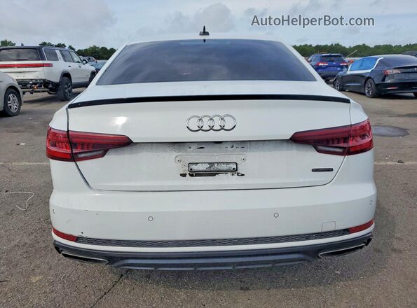 WAUFNAF45KA081003 2019 AUDI A4 Белый Вид салона спереди