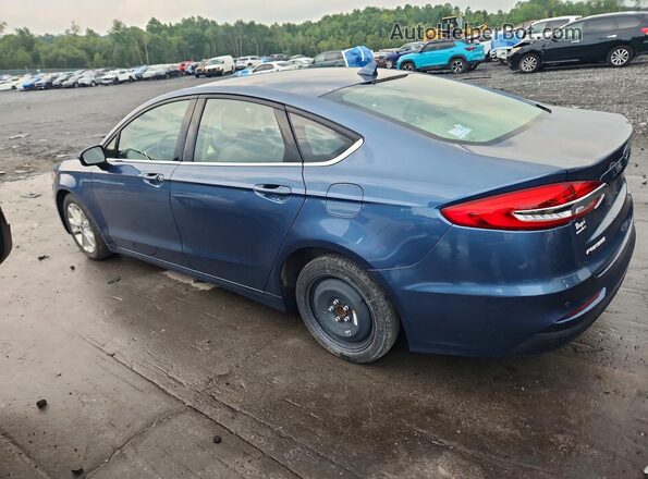 3FA6P0HD1KR203484 2019 FORD FUSION Blue Հետևի աջ