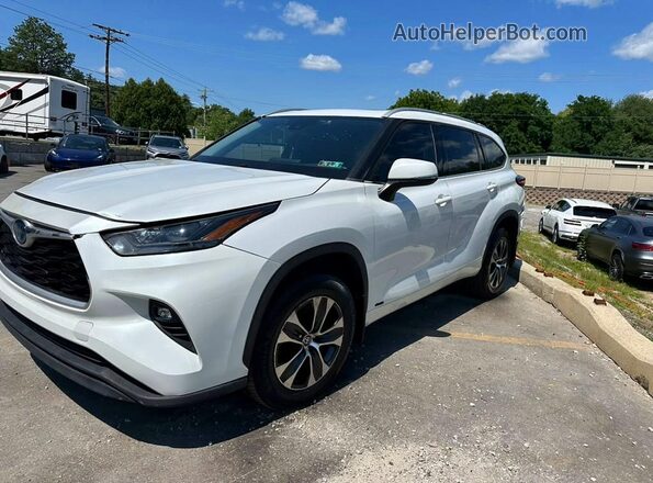 5TDHBRCH2NS538576 2022 TOYOTA HIGHLANDER White Rear left