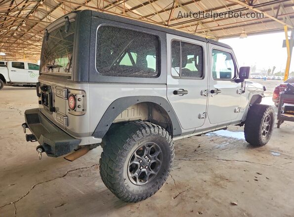 1C4HJXDG7JW108629 2018 JEEP WRANGLER Silver Przód prawy