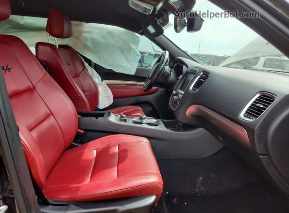 1C4SDJCT1HC797233 2017 DODGE DURANGO Black Dashboard view