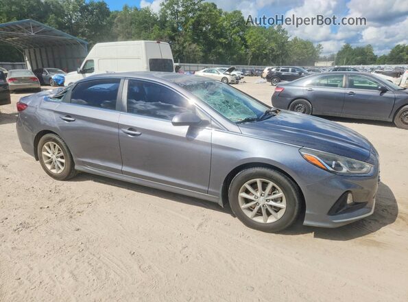 5NPE24AF5KH804309 2019 HYUNDAI SONATA Gray Widok z przodu