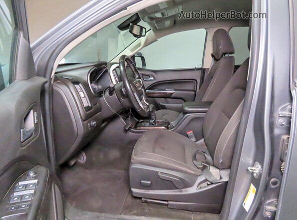 1GTG5CEN2J1297063 2018 GMC CANYON Gray Вид задніх сидінь
