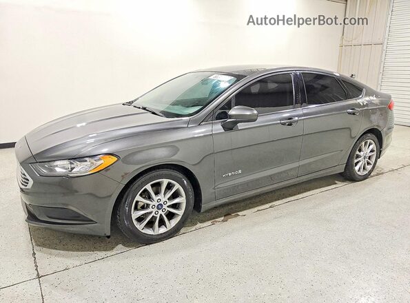 3FA6P0LU7HR358606 2017 FORD FUSION Gray Հետևի ձախ