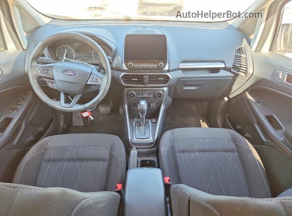 MAJ6S3GL5LC327119 2020 FORD ECOSPORT Silver Սարքավորումների վահանակի տեսք