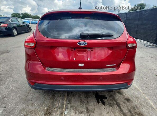1FADP3K24GL209673 2016 FORD FOCUS Red წინა სალონის ხედი
