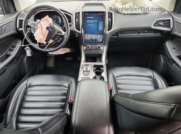 2FMPK4J95RBB00678 2024 FORD EDGE Black Widok zestawu wskaźników