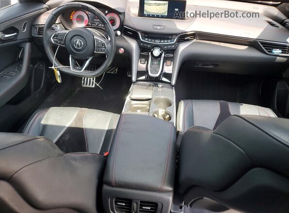 19UUB5F55MA011668 2021 ACURA TLX Черный Вид щитка приборов