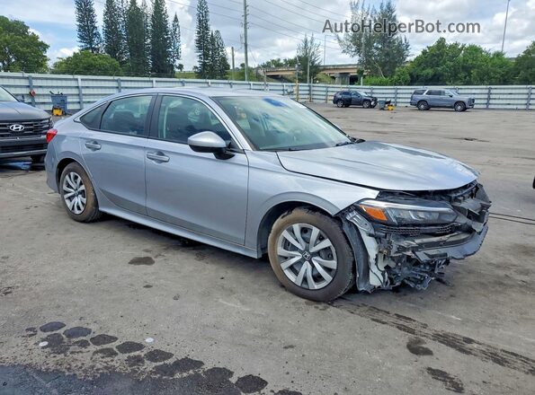 2HGFE2F23PH560831 2023 HONDA CIVIC Silver Front view
