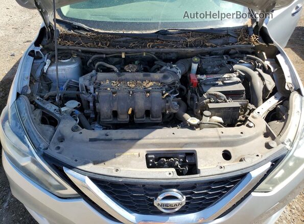 3N1AB7AP2JY225453 2018 NISSAN SENTRA Silver Engine compartment view