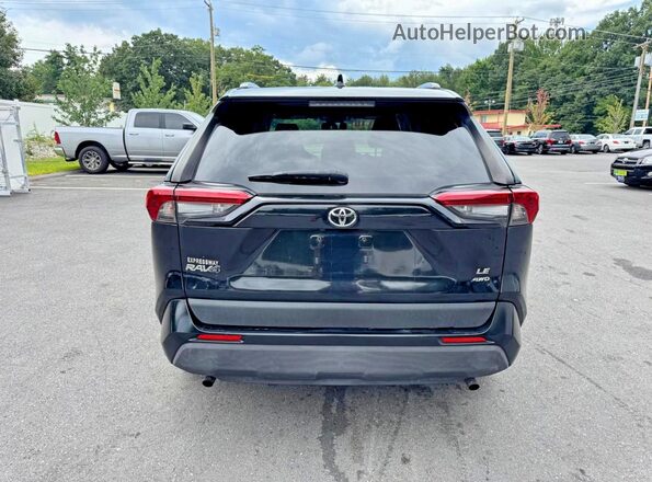 JTMF1RFV2KD047590 2019 TOYOTA RAV4 Black წინა სალონის ხედი