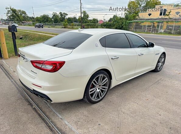 ZAM56RPS0H1236696 2017 MASERATI QUATTROPOR White წინა ხედი
