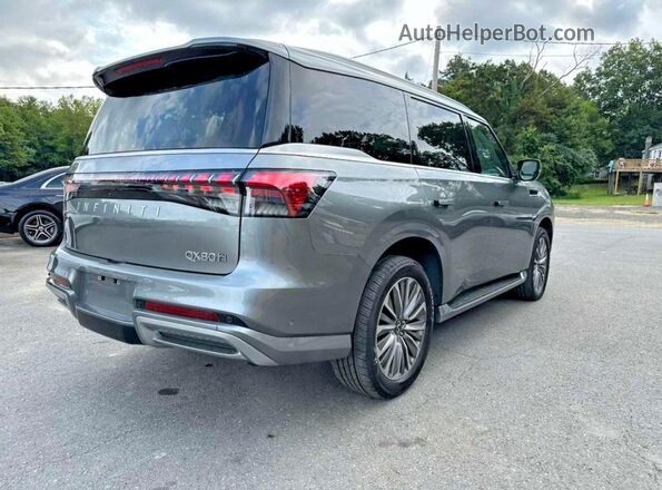 JN8AZ3DB3S9402007 2025 INFINITI QX80 Silver Передня права чверть