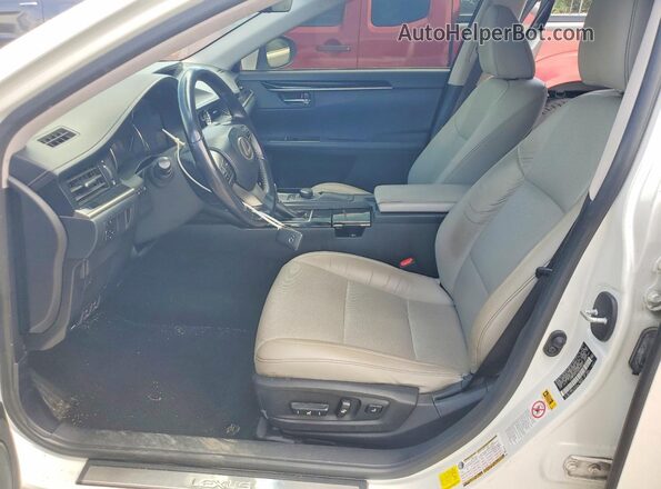 JTHBK1GG1G2243065 2016 LEXUS ES White Widok deski rozdzielczej