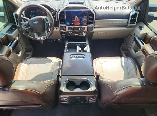1FT7W2BT1KEC22231 2019 FORD F250 Silver Вид щитка приладів