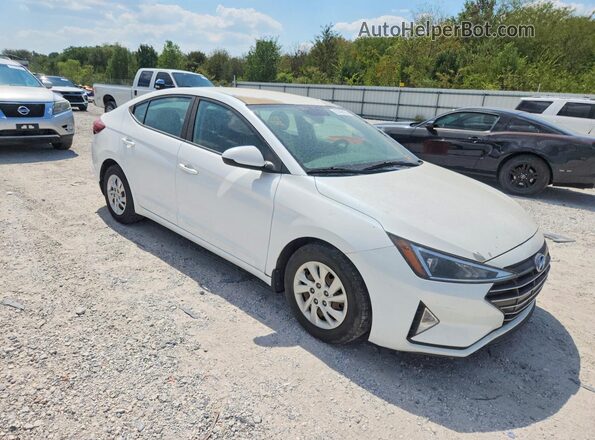 5NPD74LF8KH438632 2019 HYUNDAI ELANTRA White Front view