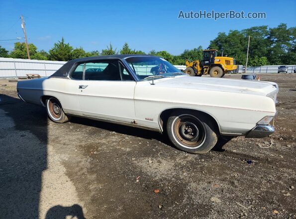 8E62Y218697 1968 FORD LTD White Delantero derecho