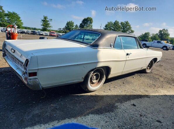 8E62Y218697 1968 FORD LTD White Trasero derecho