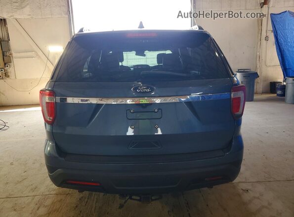 1FM5K7B80JGB78684 2018 FORD EXPLORER Угольный Вид салона спереди
