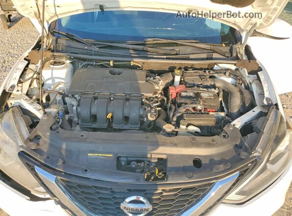 3N1AB7AP9KY456951 2019 NISSAN SENTRA White Vista del compartimento del motor
