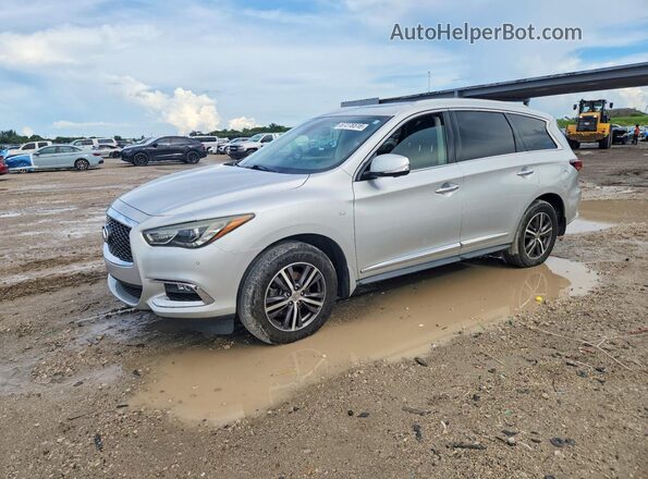 5N1DL0MN6KC527679 2019 INFINITI QX60 Silver Trasero izquierdo