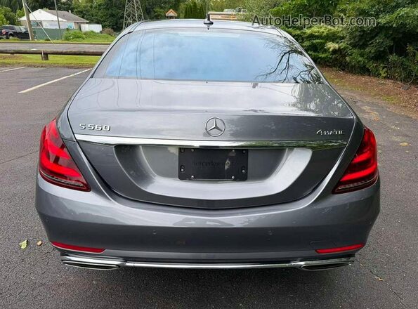 WDDUG8GB0JA346506 2018 MERCEDES-BENZ S Черный Вид сзади