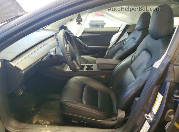 5YJ3E1EB7NF288655 2022 TESLA MODEL Black Dashboard view