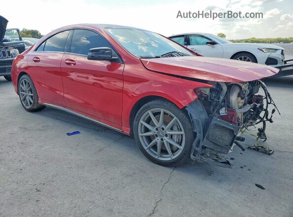 WDDSJ5CB6JN515482 2018 MERCEDES-BENZ CLA-CLASS Красный Вид спереди