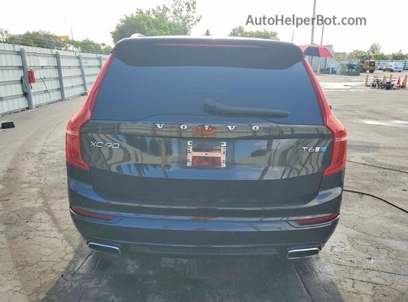 YV4A22PM4K1473316 2019 VOLVO XC90 Black Widok wnętrza z przodu