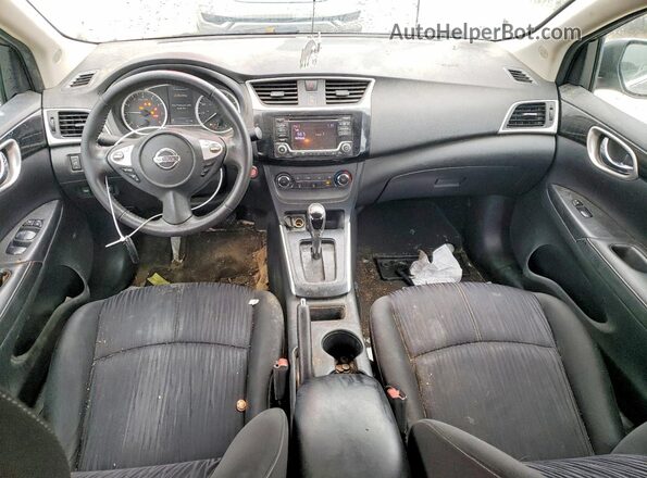 3N1AB7AP9HY306024 2017 NISSAN SENTRA Gray ხელსაწყოთა პანელის ხედი