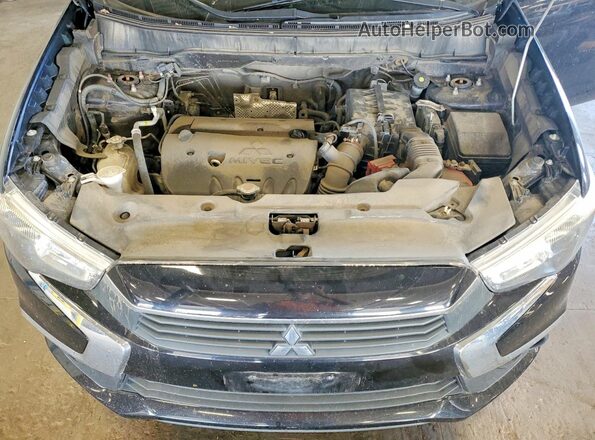 JA4AP3AU3HZ047656 2017 MITSUBISHI OUTLANDER Black Вид підкапотного простору