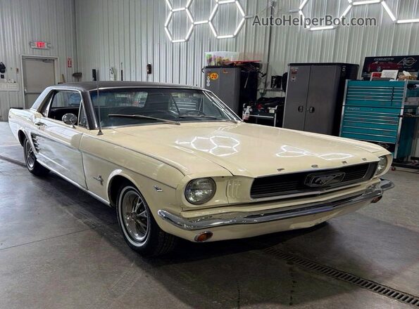 0000006T07C211909 1966 FORD MUSTANG White უკანა მარცხენა