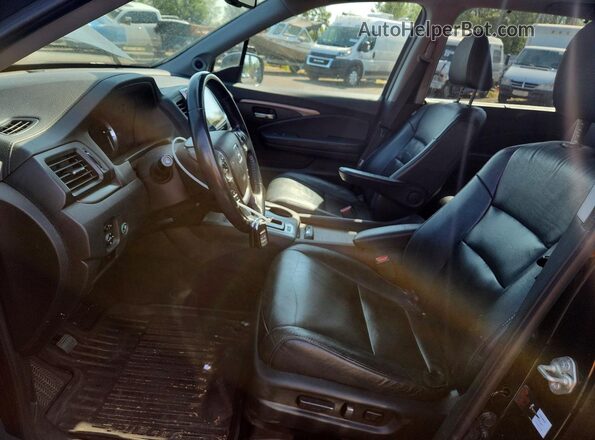 5FNYF6H84GB104159 2016 HONDA PILOT Black Вид панелі приладів