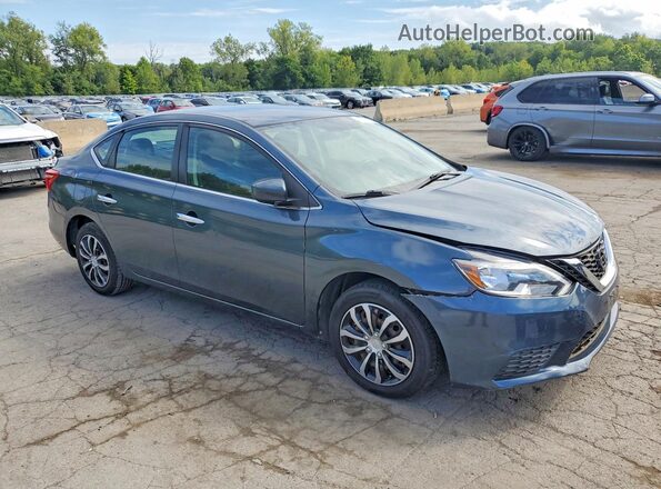 3N1AB7AP7HL636497 2017 NISSAN SENTRA Blue Widok z przodu