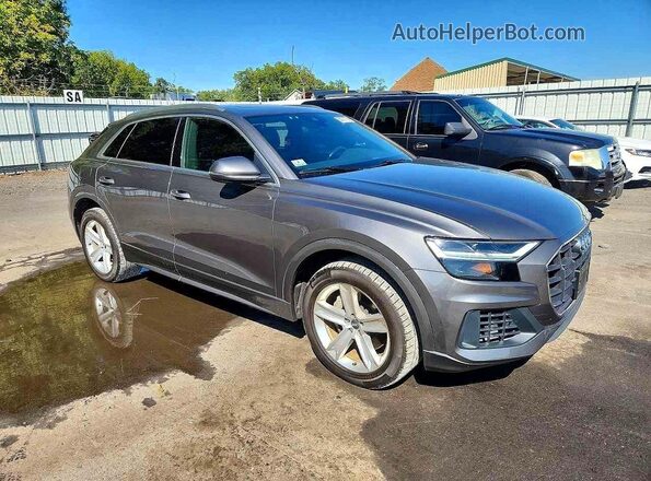 WA1AVAF10KD018936 2019 AUDI Q8 Gray Widok z przodu
