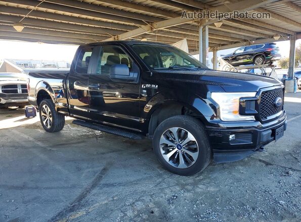 1FTFX1E40KKE50729 2019 FORD F150 Черный Вид спереди