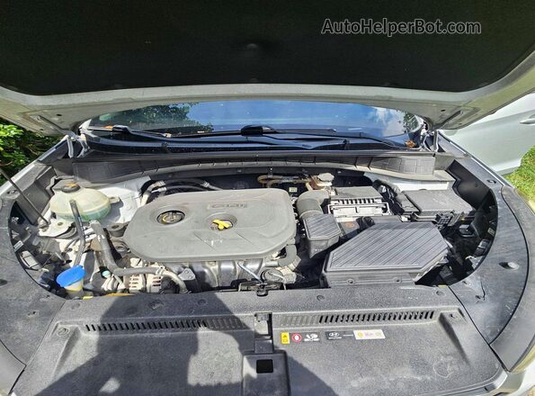 KM8J33A43JU654740 2018 HYUNDAI TUCSON Серебряный Вид панели приборов