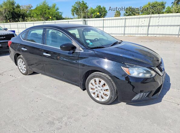 3N1AB7AP3GL648824 2016 NISSAN SENTRA Black Vista frontal