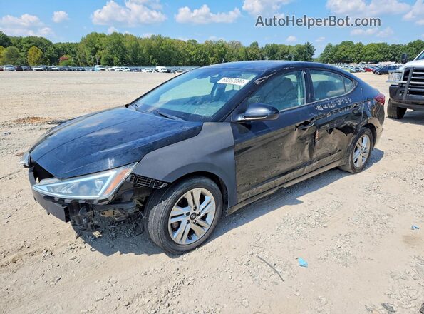 5NPD84LF6LH570674 2020 HYUNDAI ELANTRA Black Հետևի ձախ