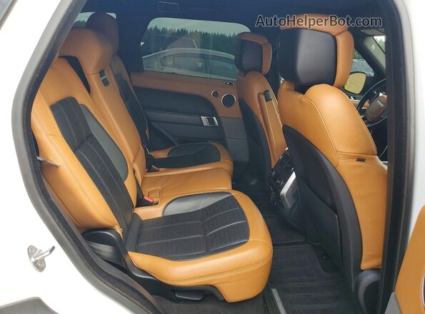 SALWV2SV6JA400150 2018 LAND ROVER RANGE White Vista interior trasera