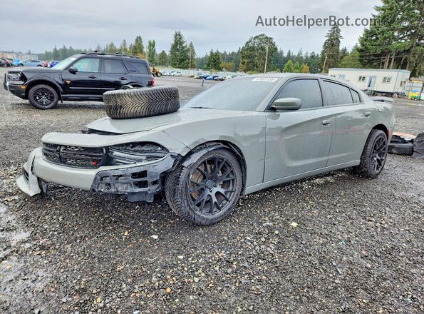 2C3CDXCT1HH595954 2017 DODGE CHARGER Gray Հետևի ձախ
