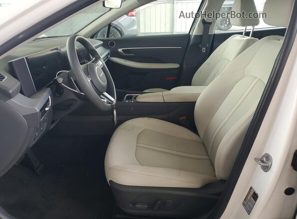 KMHL64JA9SA503237 2025 HYUNDAI SONATA White წინა პანელის ხედი